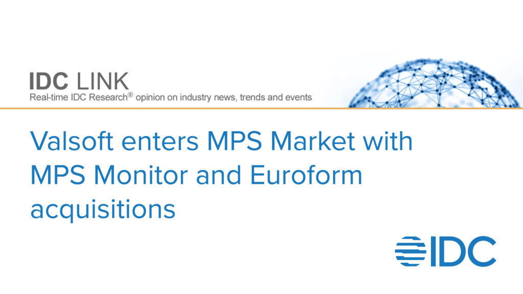 Valsoft entre sur le marché MPS avec les acquisitions de MPS Monitor et Euroform